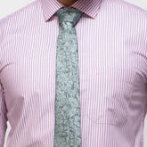 Shirt:Full Sleeve_Semi Fit_ Stripe_334#3